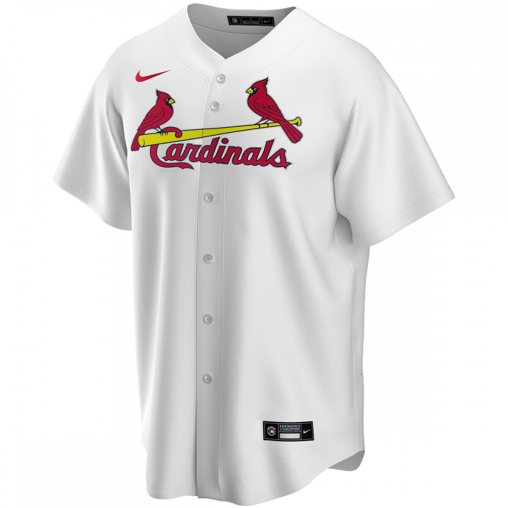 St. Louis Cardinals Home Replica Custom Jersey - White-Pro Kit Vault | Brand New 26/27 Sports Jerseys
